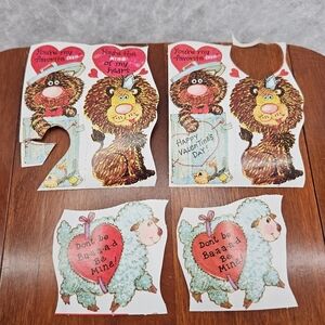 4+ Vintage adorable child's VALENTINES superb graphics‎ nice lot!! W/ Envelopes